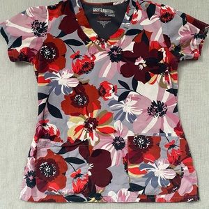 Grey’s Anatomy Printed Scrub Top
